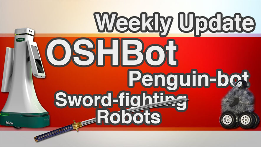 OSHBot Penguin-Bot Sword-Fighting Robots
