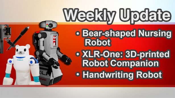 Bear-shaped Nursing Robot XLR-One 3D-Printed Robot Companion Handwriting Robot
