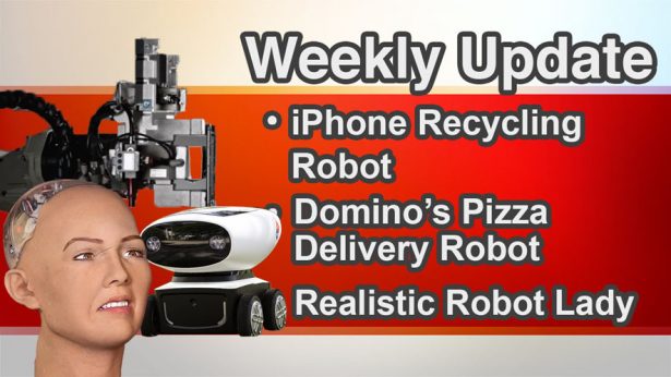 iPhone Recycling Robot | Domino’s Pizza Delivery Robot | Realistic Robot Lady