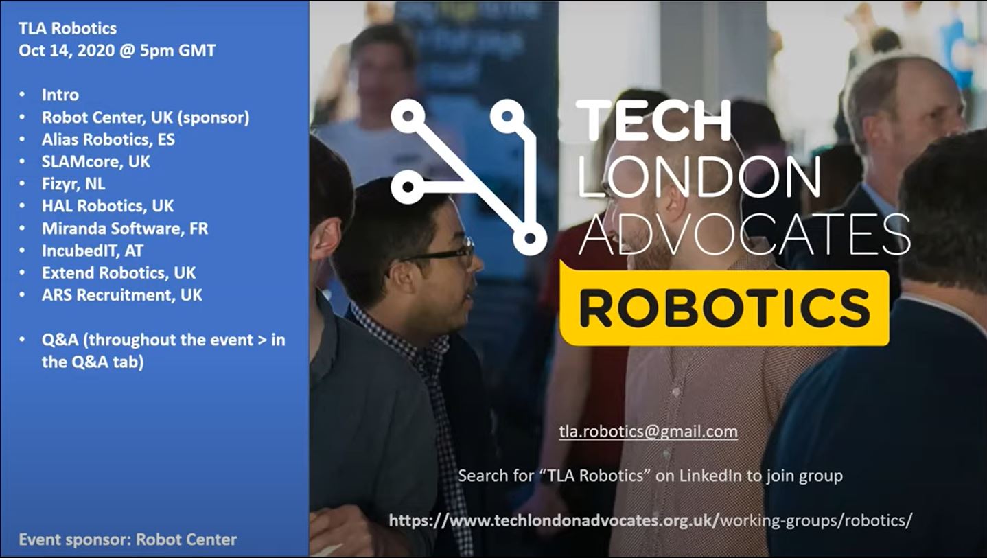 Tech London Robot Center Philip English