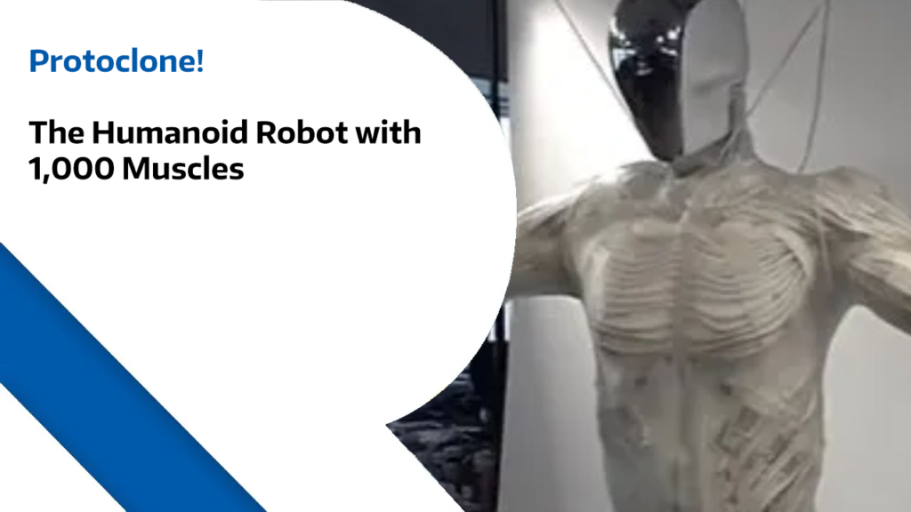 Protoclone - The Humanoid Robot with 1,000 Muscles