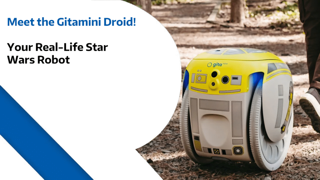 Meet the Gitamini Droid - Your Real-Life Star Wars Robot