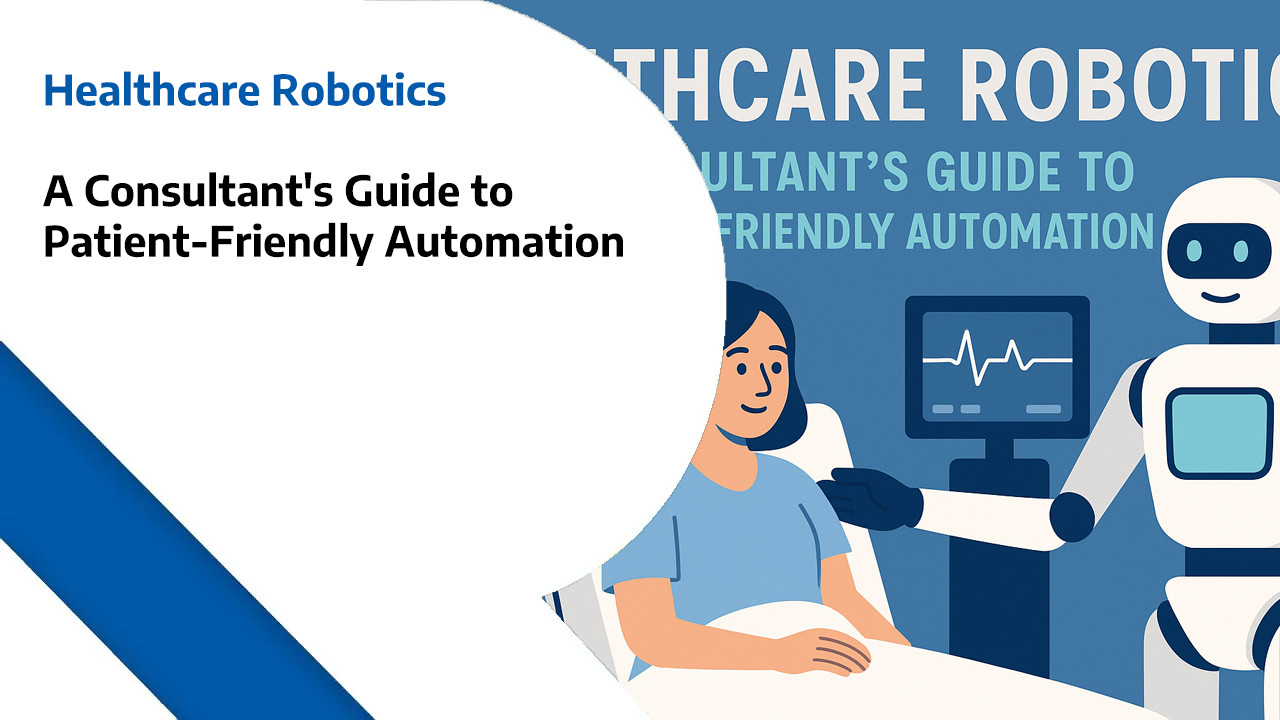 Healthcare Robotics: A Consultant's Guide to Patient-Friendly Automation