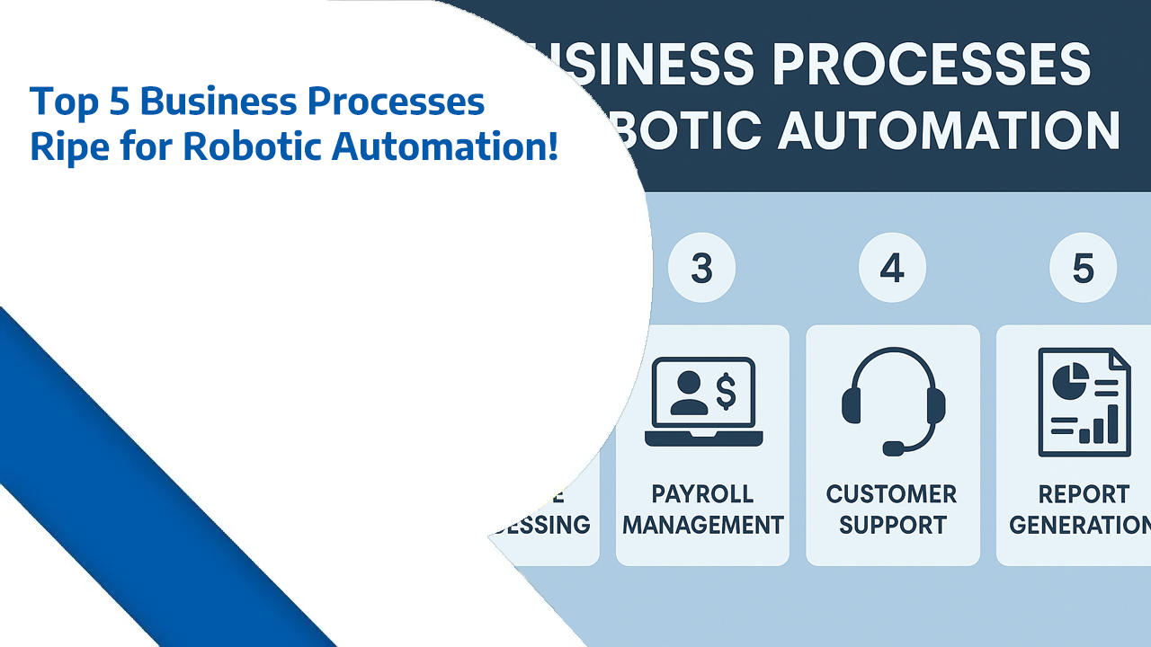 Top 5 Business Processes Ripe for Robotic Automation