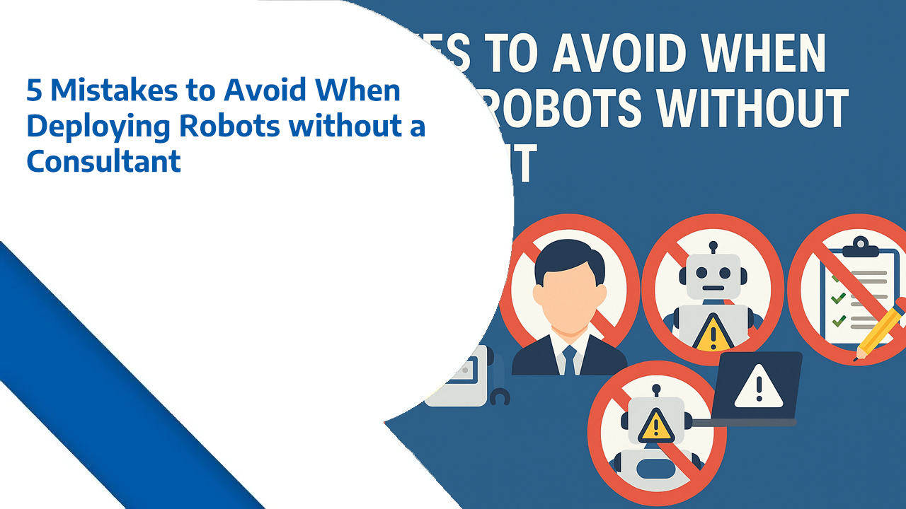 5 Mistakes to Avoid When Deploying Robots without a Consultant
