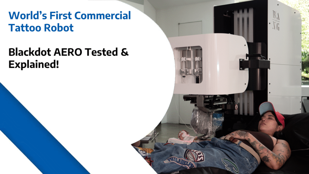 World’s First Commercial Tattoo Robot - Blackdot AERO Tested & Explained!