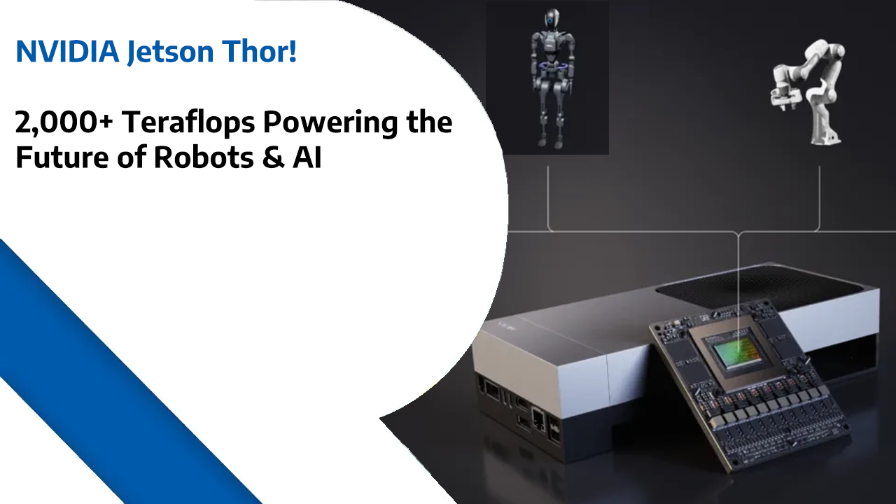 NVIDIA Jetson Thor – 2,000+ Teraflops Powering the Future of Robots & AI