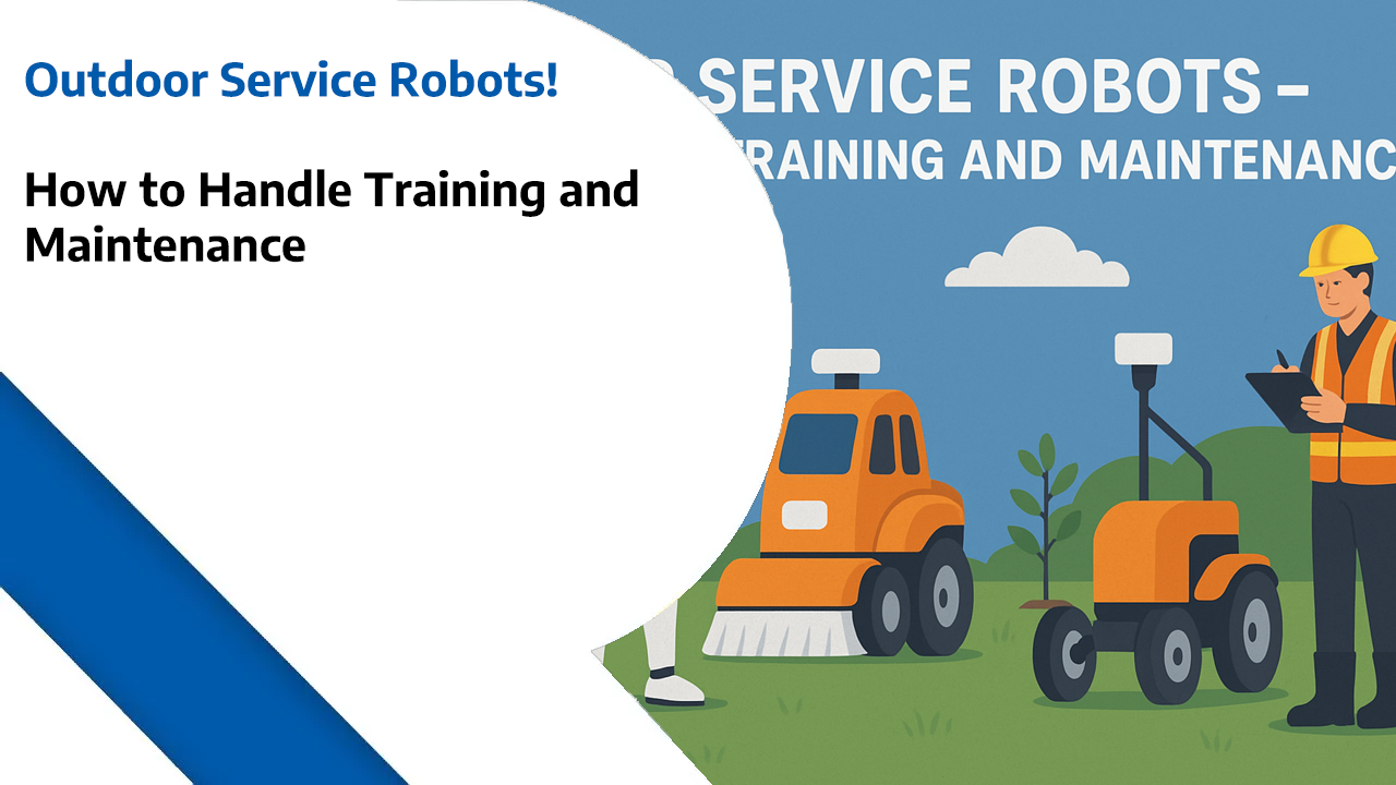 Outdoor Service Robots – How to Handle Training and Maintenance