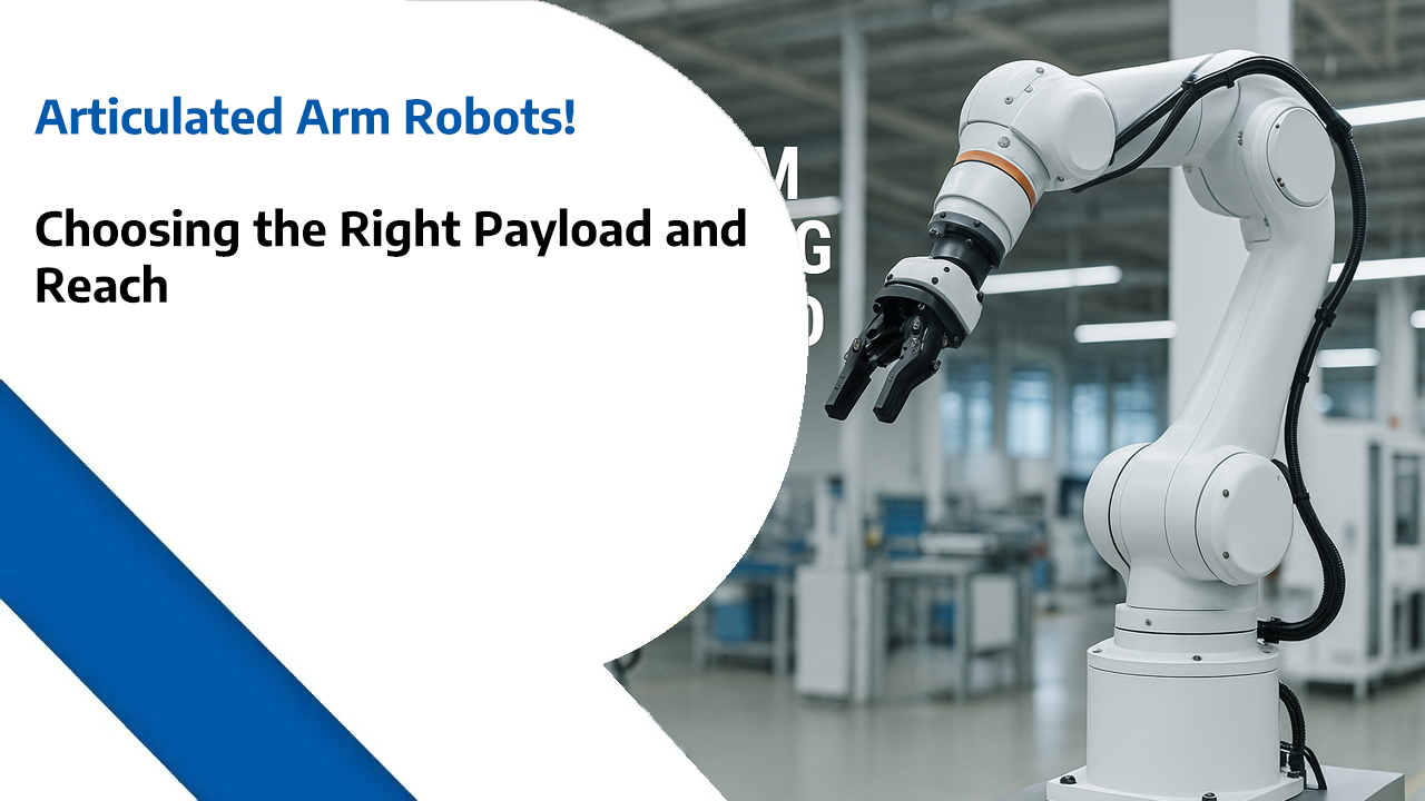 Articulated Arm Robots – Choosing the Right Payload and Reach