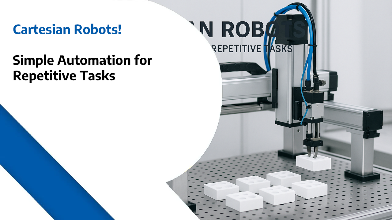 Cartesian Robots – Simple Automation for Repetitive Tasks