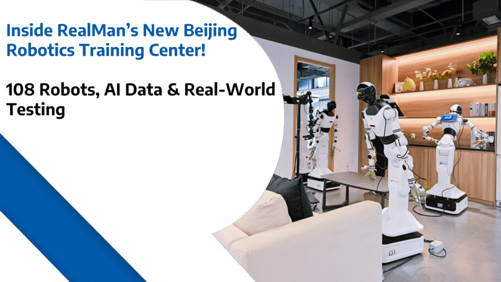 Inside RealMan’s New Beijing Robotics Training Center - 108 Robots, AI Data & Real-World Testing