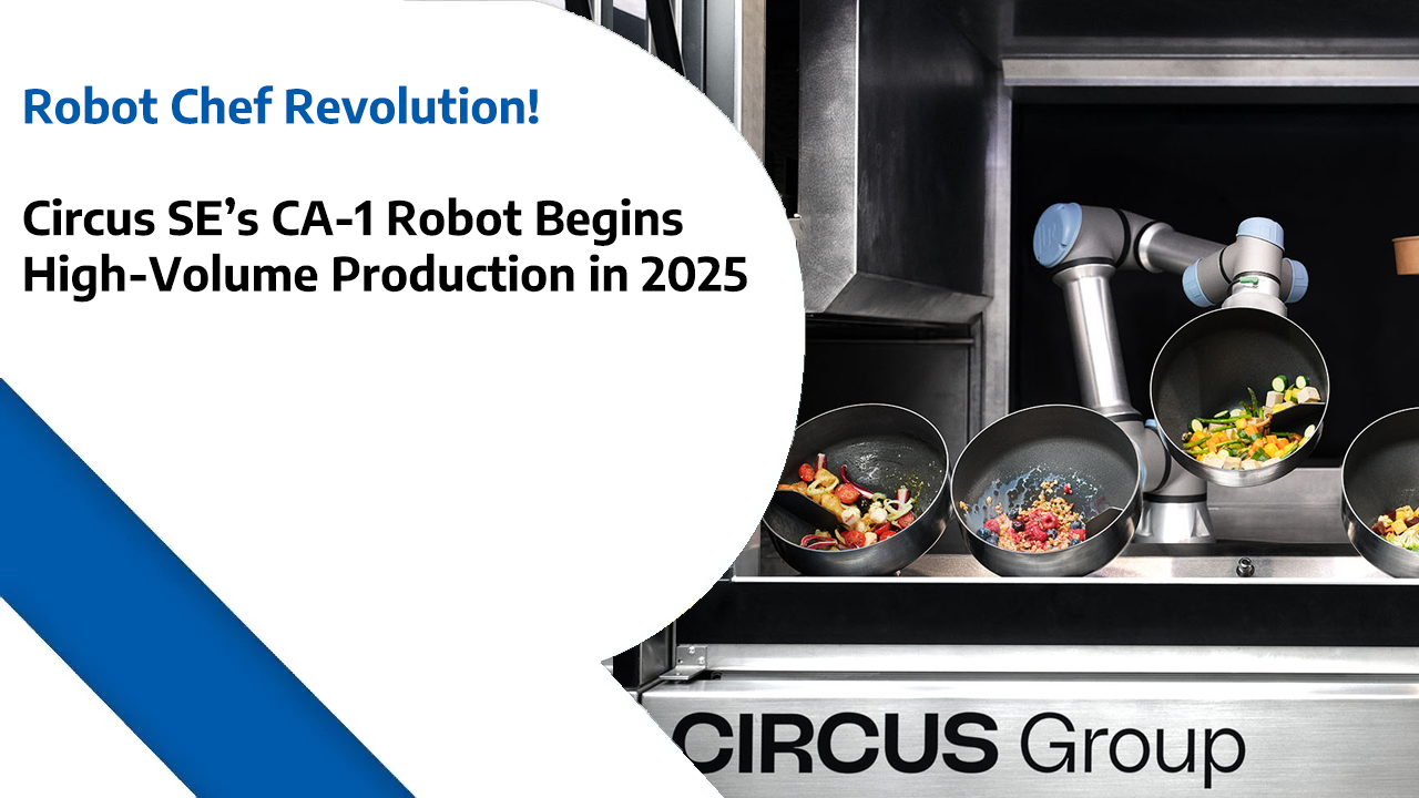 Robot Chef Revolution - Circus SE’s CA-1 Robot Begins High-Volume Production in 2025