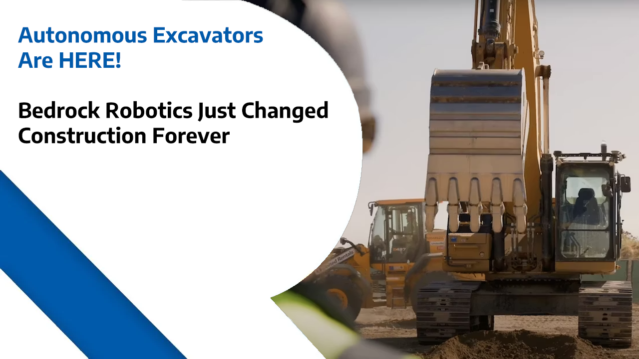 Autonomous Excavators Are HERE – Bedrock Robotics Just Changed Construction Forever