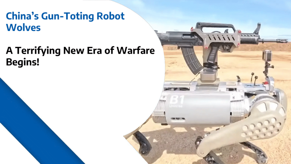China’s Gun-Toting Robot Wolves - A Terrifying New Era of Warfare Begins