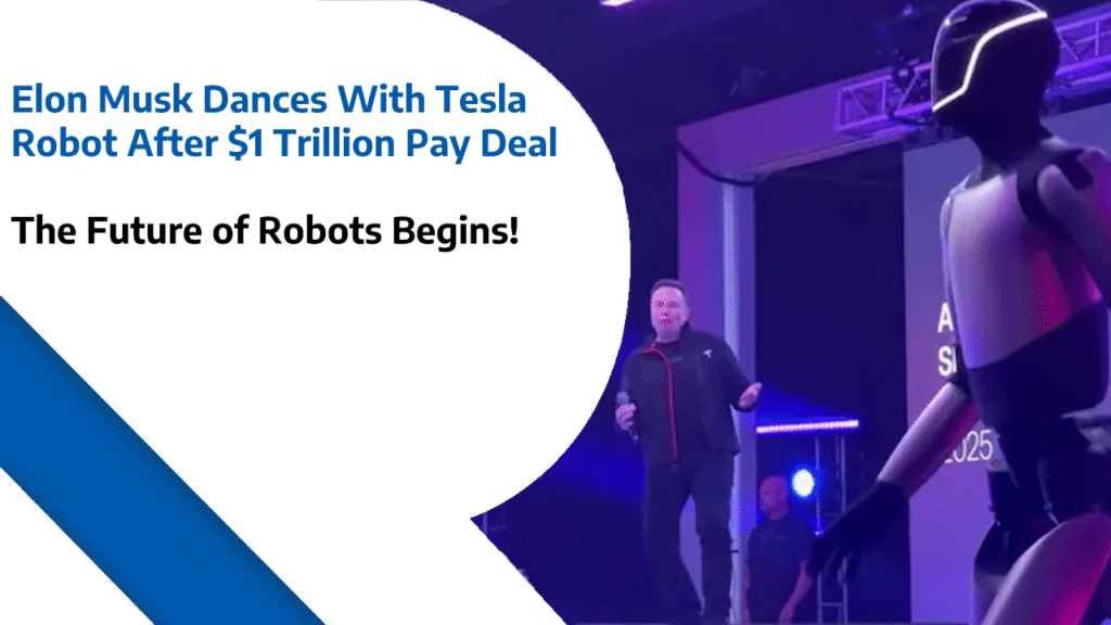 Elon Musk Dances With Tesla Robot After $1 Trillion Pay Deal – The Future of Robots Begins!