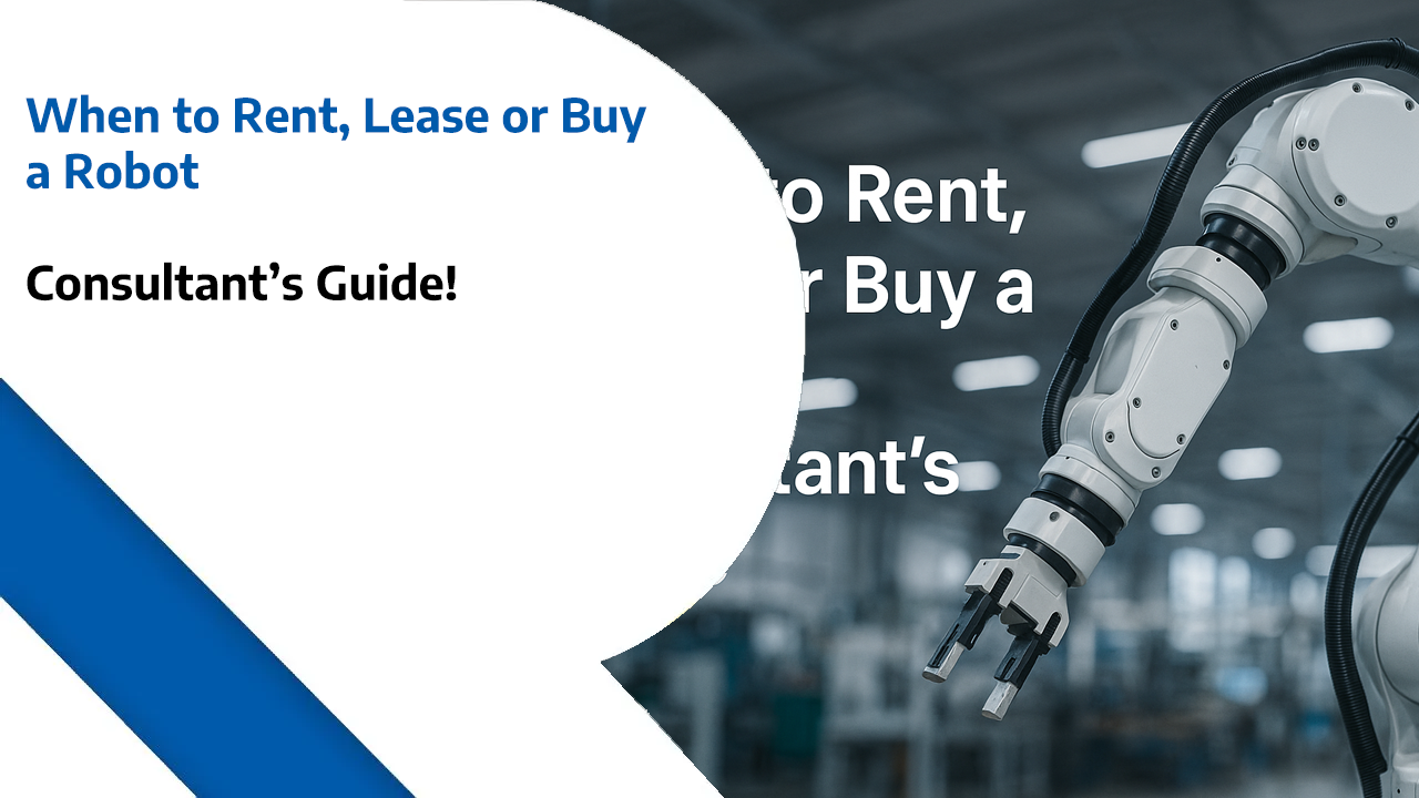 When to Rent, Lease or Buy a Robot: Consultant’s Guide