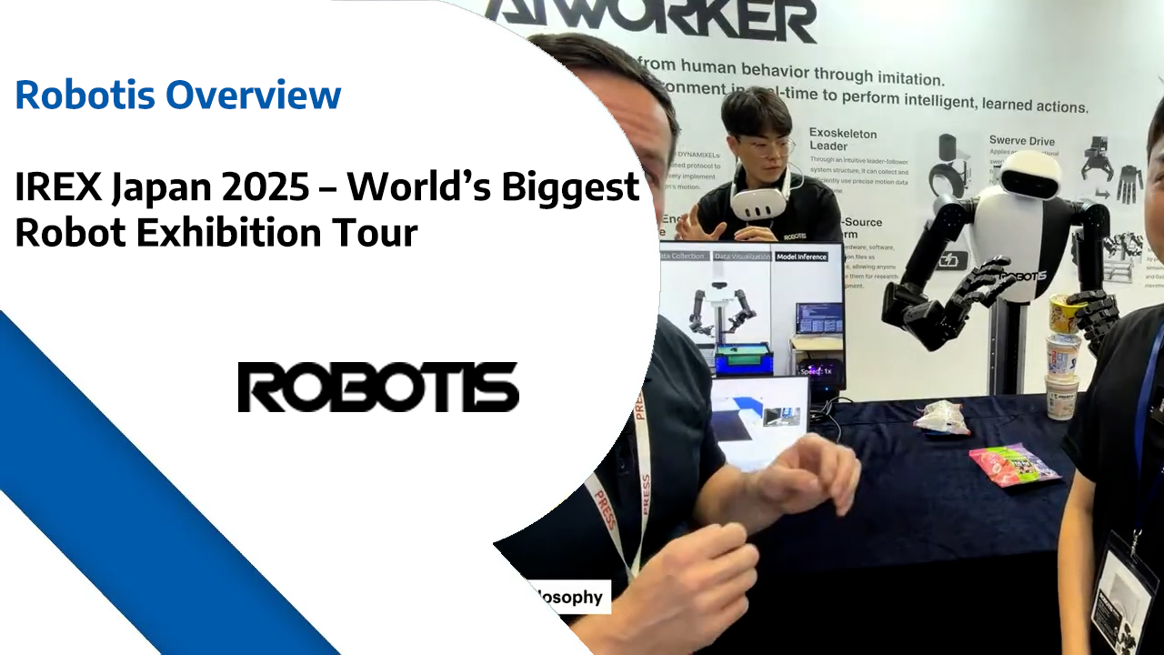 Robotis Overview – IREX Japan 2025 World’s Biggest Robotics Exhibition ...