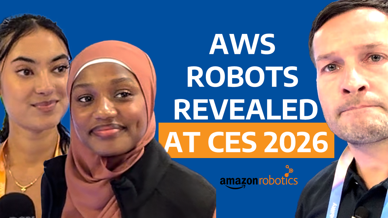 Amazon AWS Robotics solutions Demo – Interview at CES 2026
