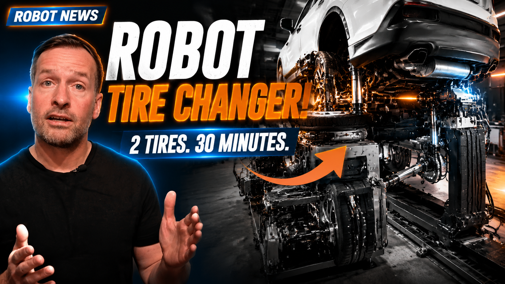 SmartBay’s Automated Tire Change Robot