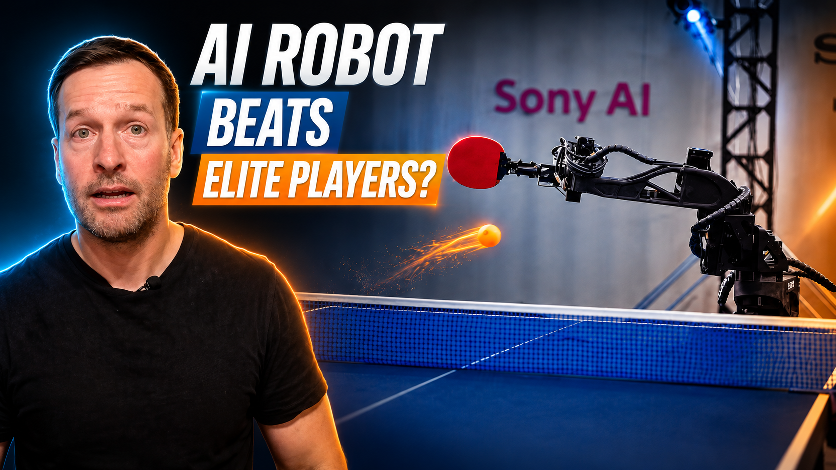 Sony AI Robot ACE Beats Elite Table Tennis Players - Robot Philosophy